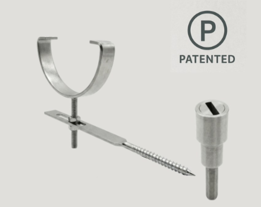 SureFix bracket and setting tool — patented precision install system